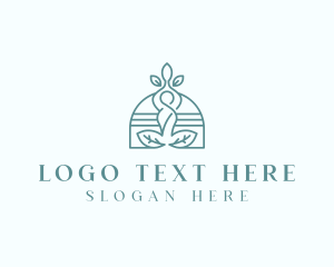 Healing - Yoga Healing Meditation logo design