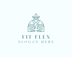 Fitness - Yoga Healing Meditation logo design
