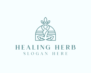 Yoga Healing Meditation logo design