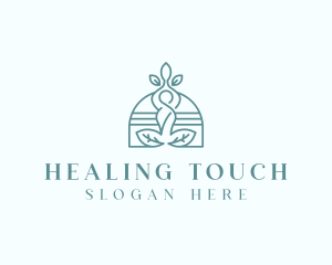 Yoga Healing Meditation logo design