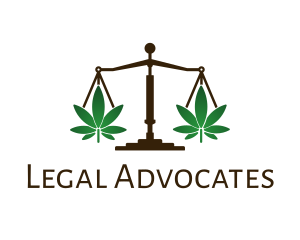 Cannabis Justice Scale logo design