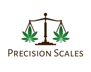 Cannabis Justice Scale logo design