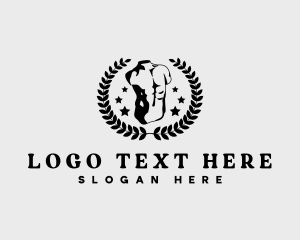 Luxury - Masculine Torso Sculpture logo design