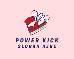 Cool Red Sneakers logo design