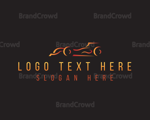 Racing Car Vehicle Logo