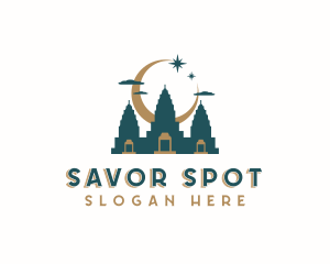 Angkor Wat Landmark  logo design