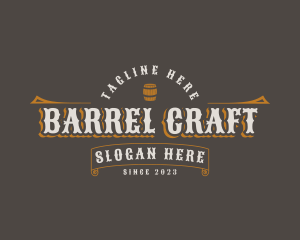 Barrel - Rustic Tavern Barrel logo design