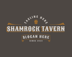 Rustic Tavern Barrel logo design