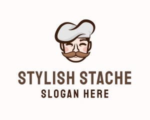 Moustache - Gourmet Chef Moustache logo design
