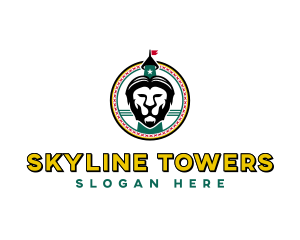 Tower Jamaican Lion logo design