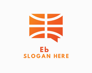 Ball - Basketball Chat App logo design