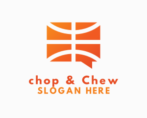App - Basketball Chat App logo design