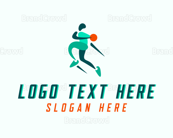 Basketball Sports Athlete Logo