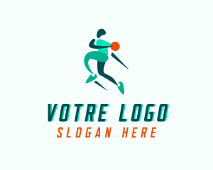 Basketball Sports Athlete  Logo