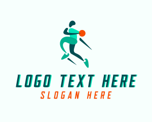 Basketball Sports Athlete  Logo