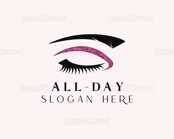 Glitter Eye Makeup Logo