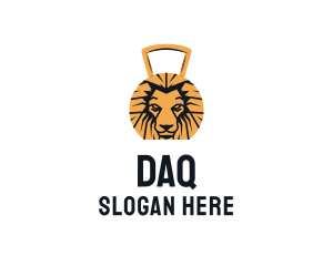 Golden Lion Dumbbell Logo