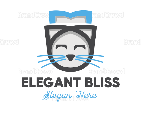 Book Cat Whiskers Logo