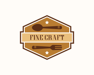 Spoon Fork Restaurant logo design