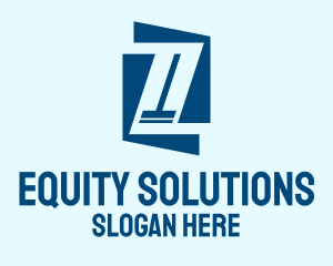 Blue Clean Squeegee Logo