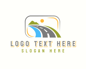 Outdoor - Road Mountain Travel logo design
