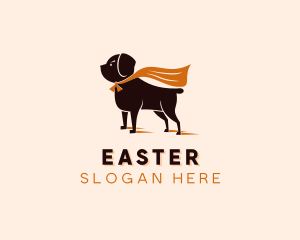 Dog Superhero Pet Logo