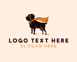 Breeder - Dog Superhero Pet logo design