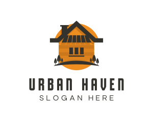 Cabin House Property logo design