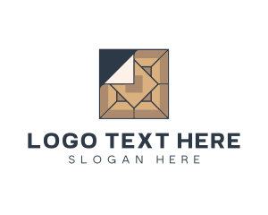 Paving - Linoleum Flooring Pattern logo design