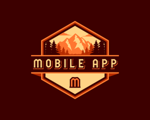 Explore - Mountain Forest Summit logo design