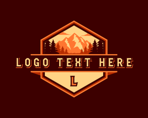 Trail - Mountain Forest Summit logo design