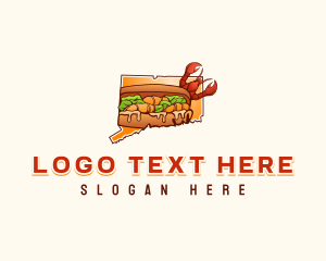 Runza Sandwich - Connecticut Lobster Roll logo design