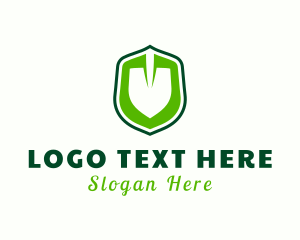 Landscape Architect - Garden Planting Shovel logo design