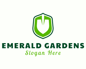 Garden Planting Shovel logo design