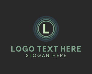 Sleek - Tech Gaming Circle Glow logo design