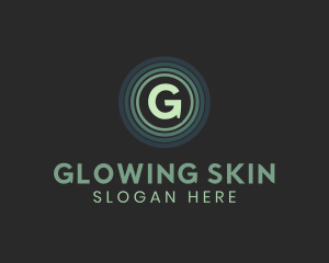 Tech Gaming Circle Glow logo design