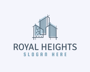 City High Rise Building Architect logo design