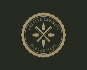 Cabinetry - Chisel Wood Carpenter logo design