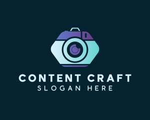 Hexagon Vintage Camera logo design