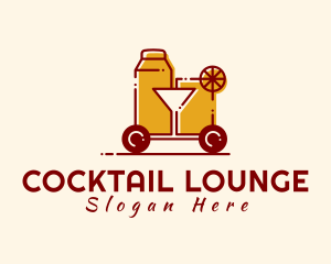 Cocktail Bar Car logo design