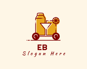 Liquor - Cocktail Bar Car logo design