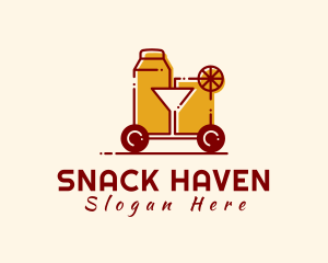 Cocktail Bar Car logo design