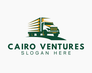 Transport Truck Forwarding logo design