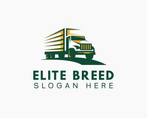 Transport Truck Forwarding logo design