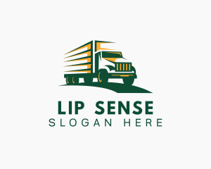 Transport Truck Forwarding logo design