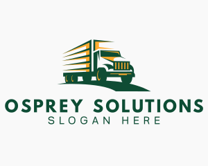 Transport Truck Forwarding logo design