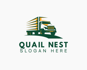 Transport Truck Forwarding logo design