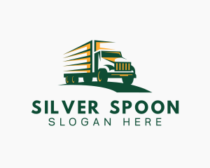 Transport Truck Forwarding logo design