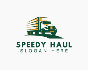 Truck - Transport Truck Forwarding logo design