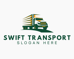 Transport - Transport Truck Forwarding logo design